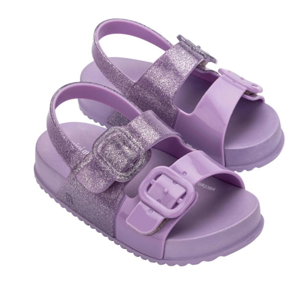Mini Melissa Cozy Slingback Sandal- purple
